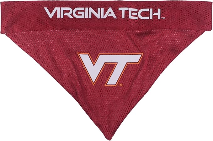 Pets First Collegiate Pet Accessories, Reversible Bandana, Virginia Tech Hokies, Large/X-Large