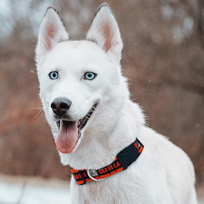 New & Improved Pets First NFL Licensed PET Collar- Heavy-Duty, Strong, and Durable New Dog Collar. Available in 32 Football Teams and 4 Sizes