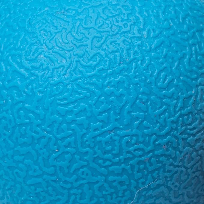 Amazon Basics Interactive Bouncy Durable Rubber Dog Toy Balls, 2.5 inch, Blue, Orange, Pack of 3