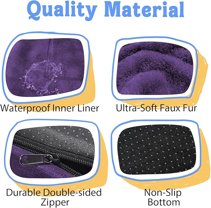 Washable Orthopedic Large Dog Bed - XXL Washable Memory Foam with Removable Cover Waterproof Bolster for Extra Large Size Dogs Pet,42x30