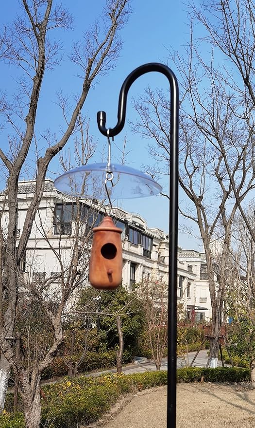 8" Mini Rain Cover for Bird Feeder/House - Clear Small Protective Dome Guard Against Rain/Snow/Sun - Dia. 20CM