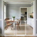 Extra Wide Large Baby Gate 67-71.5 Inch Automatic Close Pet Dog Gates for Stairs Doorways Pressure Mount Child Safety Gate for Walk Through Kids or Pets