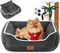 Orthopedic Dog Bed for Medium Dogs,Dog Sofa Beds Supportive Foam Pet Couch Bed with Removable Washable Mat and Nonskid Bottom (Medium, Dark Grey)