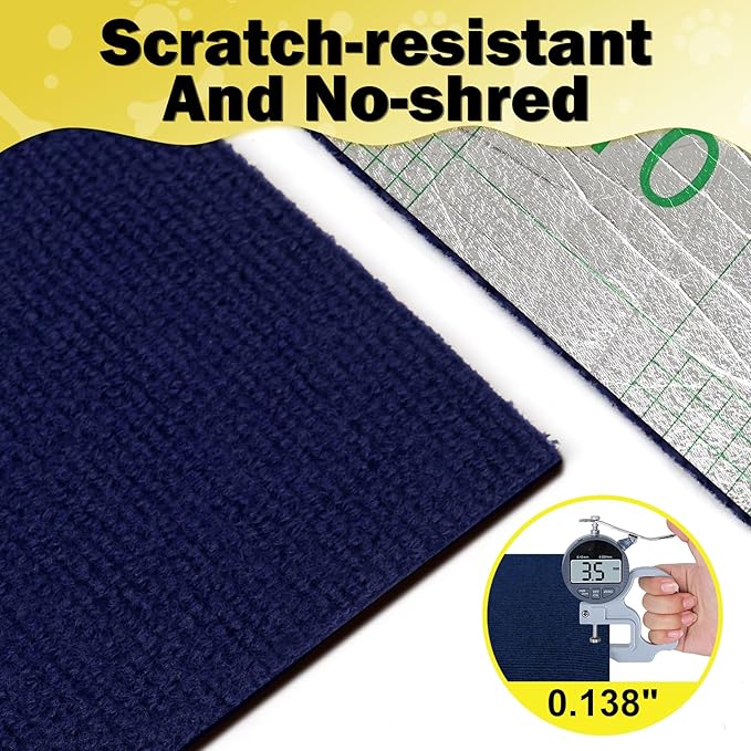 23.6x15.8 Couch Wall Corner Protection for Indoor Cats,Anti Scratch Furniture Protector from Cats Scratching,Trimmable Climbing Cat Scratcher Pad Play Mat Easy Use for Cat Board/Door/Carpet
