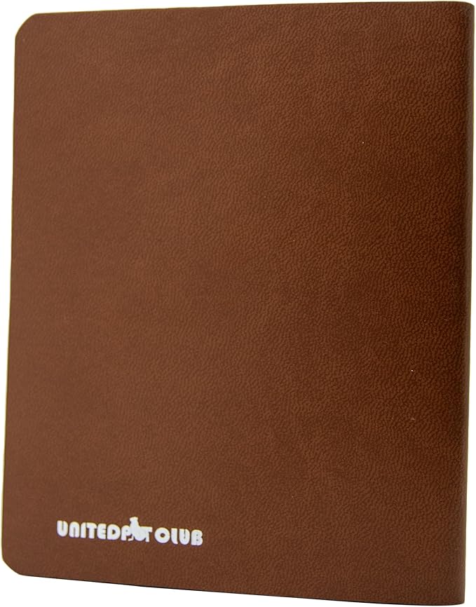 Color Premium PU Leather stitch-sewn Pet Passport Medical Record for Pet Health and Vaccination English + Spanish for Cat, Dog, Puppies and Kittens (Light Brown, Single)