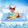 Rywell Dog Cooling Mat 2.0, Ocean Blue,30" x 20" Thick & Durable Cooling Mat for Dogs, Long-Lasting Cool with Waterproof & Color-Changing Arc-Chill Tech (Q-Max>0.5) Washable& Non-Toxic