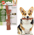 SPOT Bam-Bones Plus Branch -Bamboo Fiber & Nylon, Durable Long Lasting Dog Chew for Aggressive Chewers – Great Toy for Adult Dogs & Teething Puppies Under 60lbs, Non-Splintering, 5.75in, Beef Flavor