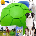 Herding Ball for Dogs, Dual Layered Herding Dog Ball Set for Australian Shepherd, Cattle, Collie, for Dog, Agility Equipment- Free Training Book (Green, 25 inch)