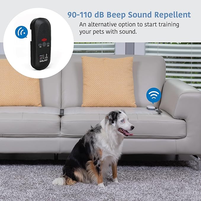 SVD.PET (2-Pack Pet Training Mat with Tester, Pet Shock Pad, Dogs & Cats Electronic Repellent mat for Indoor, 3 Training Modes, 5 Levels, Pet Safe Mode (Black controler 48" X 20")