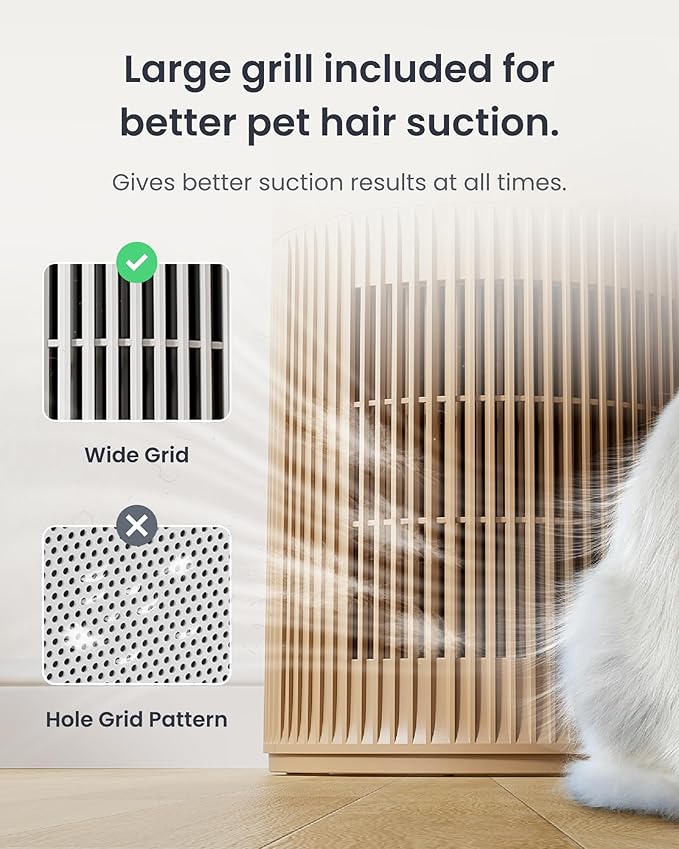 SwitchBot Air Purifier for Home Large Room up to 3620 ft², Pet Mode, Support Matter, 20dB, Washable Pre-filter, Aromatherapy, Works with Alexa, Google Home, Apple Home, Ideal for Odor, Dust & Pet Hair