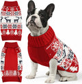 Dog Christmas Sweater, Soft Warm Pet Clothes Coat for Small Medium Large Dogs and Cats Boy Girl, Fall Cozy Holiday Turtleneck Knitting Collar Pullover Pup Outfit Costume for Thanksgiving New Year
