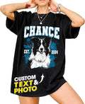 Mit & Mia Custom Your Own Bootleg Rap Shirts for Boyfriend Girlfriend Face Shirt with Photo Gift for Him Her Pet Lovers