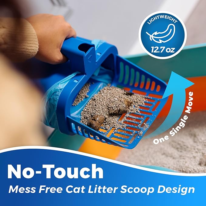 PetLovers Cat Litter Scoop – Durable Litter Scooper with Deep Shovel, Easy Clean Design for Fast Waste Removal, Ideal for Daily Cat Litter Box Cleaning