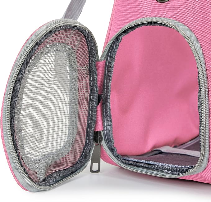 Cat Bubble Backpack Carrier for Small Medium Dogs Cats Carrying Bag, Airline Approved Pet Travel Carrying Bag Dog Hiking Walking Outdoor Backpack (Pink)