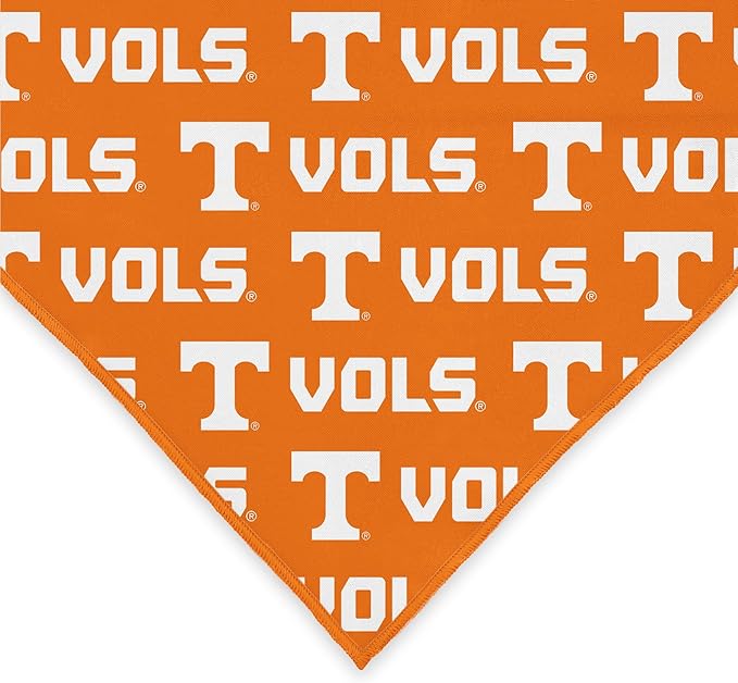 Tennessee Volunteers Officially Licensed Bandana for Dogs and Cats | Fits Pets Great Gift Idea | Easy-to-Tie (Small, 13")