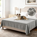 H.VERSAILTEX Non Slip Pet Couch Cover Chenille Dog Bed Protector Thick Soft Sofa Slipcover Pet Friendly Washable Couch Cushion Covers for Pets (68" x 82", Dove)