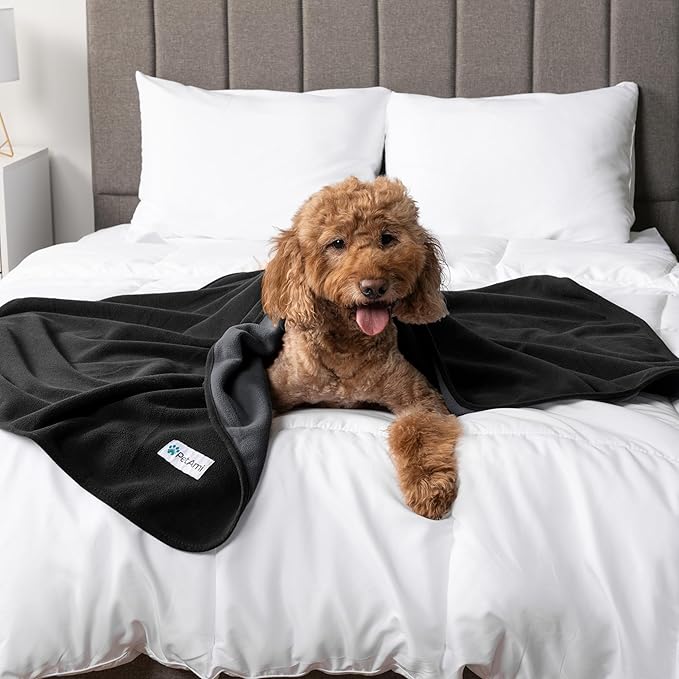 PetAmi Waterproof Pet Blanket Dog Bed Couch Cover for Furniture, Reversible Washable Soft Fleece