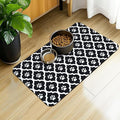 Dog Food Mat 24X32 Inch Pet Feeding Absorbent Mats for Floor Cat Water Bowl Placemats Non-Slip Washable Dog Mat for Food and Water