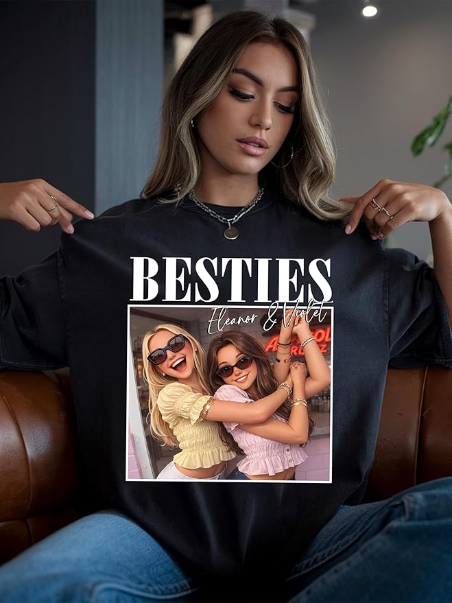 Custom Bootleg Rap Tee, Personalized Girlfriend Vintage Graphic T-Shirt, Photo Shirt, Valentine Birthday Gifts