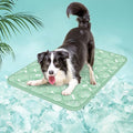 Rywell Dog Cooling Mat 2.0, Nature Green,36" x 27" Thick & Durable Cooling Mat for Large Dogs, Long-Lasting Cool with Waterproof & Color-Changing Arc-Chill Tech (Q-Max>0.5) Washable& Non-Toxic