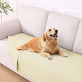 hyha Waterproof Dog Blanket, Soft Dog Bed Cover Pet Blankets, Waterproof Sofa Couch Cover for Dogs Washable, Reversible Pet Couch Covers for Sofa Furniture (40x80 Inch, Beige/Beige)