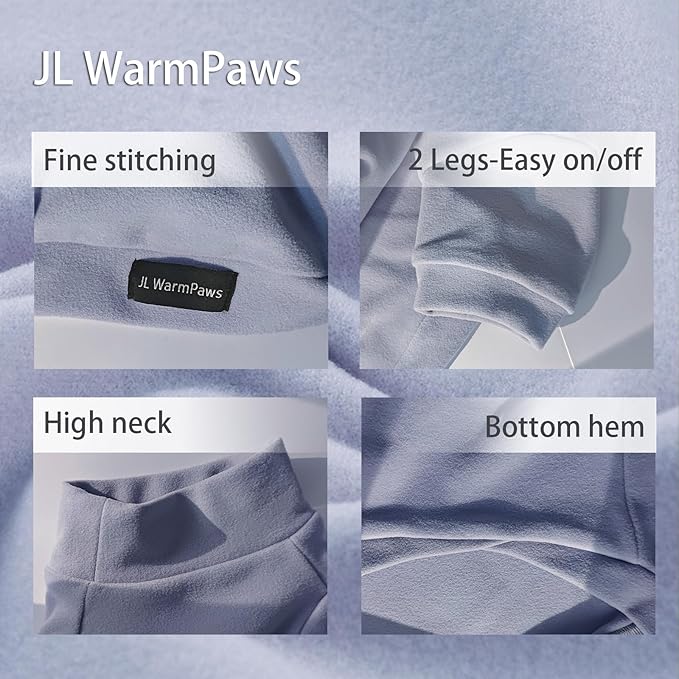 Fleece Sphynx Cat Clothes Soft Hairless Cat Clothes Pullover Cat Sweater for Chihuahua All Season Light and Warm Kitten Cloth for Cats Only Puppy Clothes Small Dog Sweater (Purple, Small)