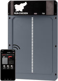 RUN-CHICKEN Door T50 – Automatic Chicken Coop Door Opener, Battery Powered & Weatherproof Aluminum, Smart App & Timer Control, Predator Proof, Easy Install, Reliable All-Season Performance (Gray)