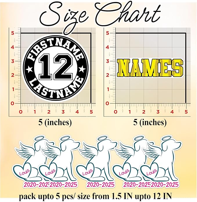 Custom Pet Memorial Heart Name Sticker Personalized Text Loss of Dog Decal Waterproof Die Cut Vinyl & Transparent DTF Decal for Laptop Helmet Car Cup Phone Tablet for Male Female