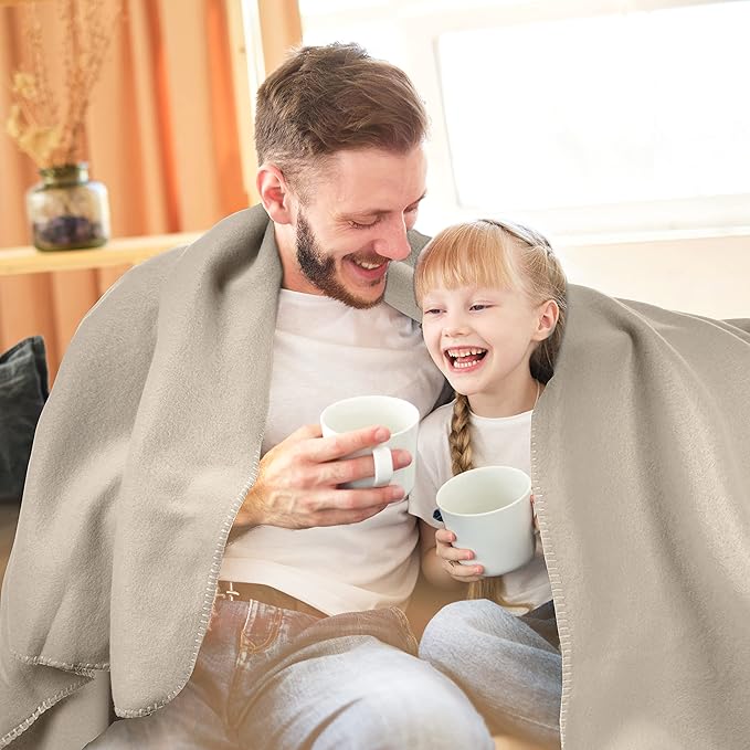 Fleece Throw Blanket Set Bulk for Travel Kids Outdoor Wedding Pet (Assorted #7, Pack of 6 50x60 Inches)