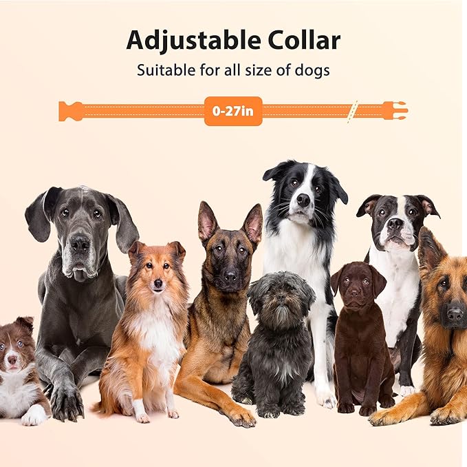 PATPET Dog Shock Collar for Medium Dogs- Dog Training Collar with Remote, Shock Collar for Small Dogs 10-100lbs, Rechargeable IPX7 Waterproof with Beep Vibration Shock Modes