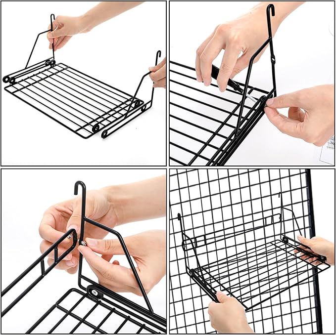 Okllen Bird Perch Stand, Bird Cage Platform Wire Patio Sundeck Playground for Parrots Cockatiels and Small Birds, 12" Lx8 W