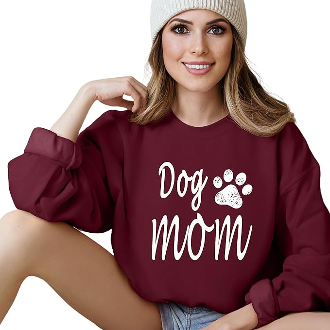 Custom Dog Mom Shirt for Women Pet Ears Sweatshirt with Name Unique Puppy Line Art Cute Dad Hoodie for DogDad Owner Lover