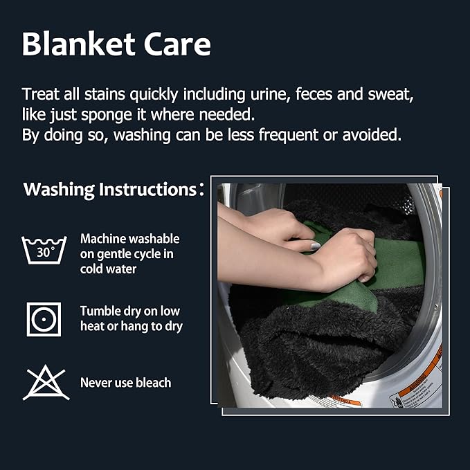Kritter Planet Waterproof Bed Blanket, Washable Stain Proof Pad Bed Cover, Reversible Leakproof Furniture Protector, Liquid Pee Proof Blanket for Couch Sofa, 80x60 inch, Queen Size