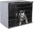 Amazon Basics Dog Cage Cover for 42-inch Wire Crates, Heavy-Duty with Zippered Panels