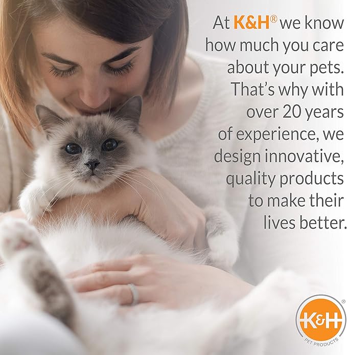 K&H Pet Products Kitty Tower Classy Gray 2 Story