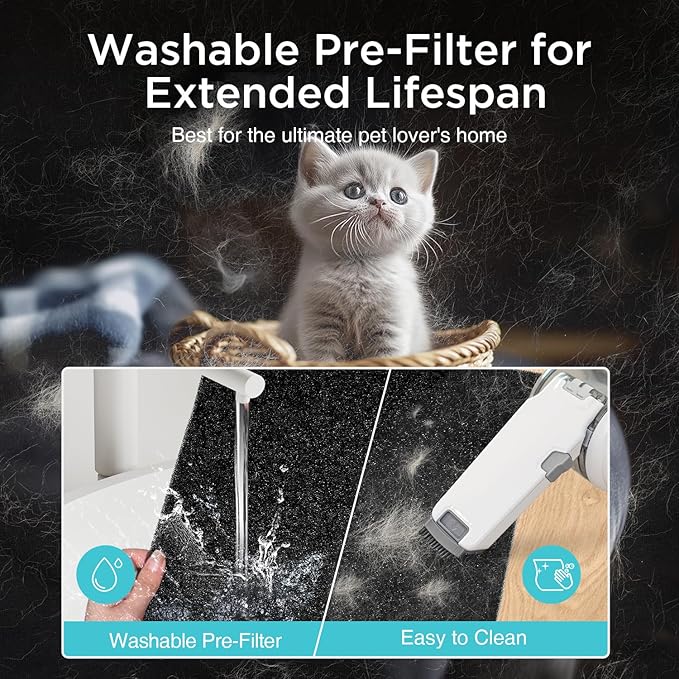 Air Purifiers for Home Large Room Up to 2590 ft² with PM 2.5 Display Air Quality Sensor, DBFIT H13 HEPA Air Purifier with Washable Filter, Auto Mode, Air Cleaner for Smoke Dust Pollen Pets Hair Odo
