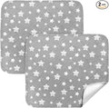 Waterproof Bed Pads Washable, Absorbent Chuck Pads for Incontinence, Washable Pee Pads for Dogs, Waterproof Mattress Protector for Seniors, Bedwetting Kids, Hospitals, Pets, 18"x16" 2 Pack
