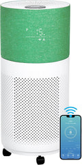 CleanForce Rainbow H13 True HEPA Air Purifier for Home Large Room, Bedroom, up to 2550sqft, Smart App-Control air Quality Monitor, Filters dust Pollen Smoke Odor VOCs