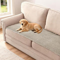 H.VERSAILTEX Plush Chenille Couch Cover for 3 Cushion Couch Anti Slip Washable Sofa Slipcovers Soft and Durable Furniture Protector for Dogs Cats Kids (27.5" x 59", Island Fossi)