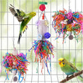 Bird Toys, Parakeet Foraging Toy, Hanging Chewing Toy, Bird Cage Accessories – Suitable for Cockatiels, Budgies, Lovebirds, Conures and Other Small Parrots