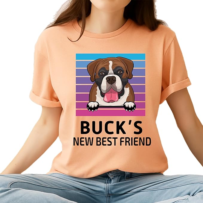 Custom Dog Mom Shirt for Women Pet Ears Sweatshirt with Name Unique Puppy Line Art Cute Dad Hoodie for DogDad Owner Lover