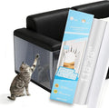 118"x8" Self-Adhesive Cat Scratch Protector Tape, Anti-Claw Couch Furniture Guard for Sofa Beds Doors Tables Walls, Clear Pet Scratch Deterrent