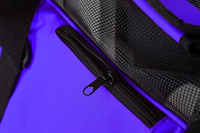 Pawer Soft-Sided Pet Carrier for Cat and Small Dog,Violet Color,Medium Size,Washable Cloth Airline Approved Travel Tote,with 2 Mesh Opens and a Strap for Carry,Multiple Colors Available