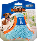 Chuckit! Indoor Fetch Tumbler Toy for Dogs - Interactive Dog Toys for Boredom, 4.5 Inch, Orange and Blue