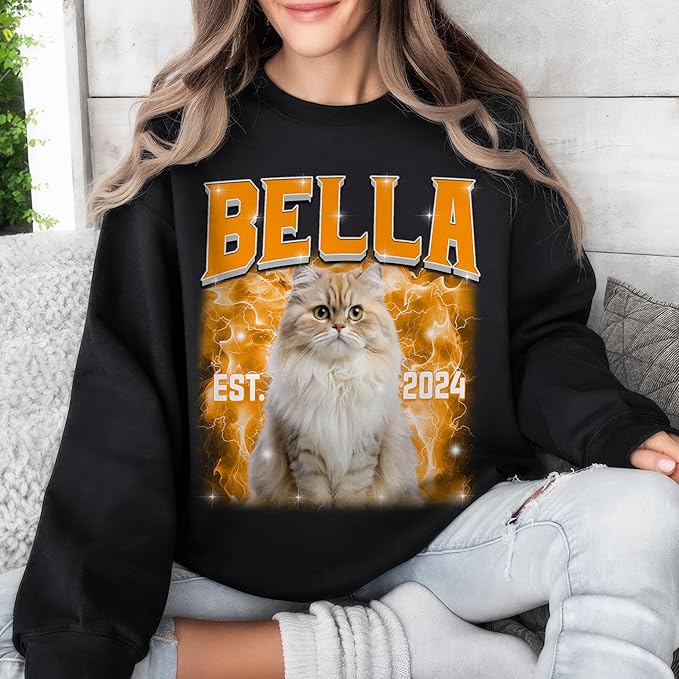 JIX & JOKY Custom Your Own Bootleg Rap Shirts with Dog Faces Custom Pet Shirt for Men Graphic Tshirt Gift Idea for Pet Lovers