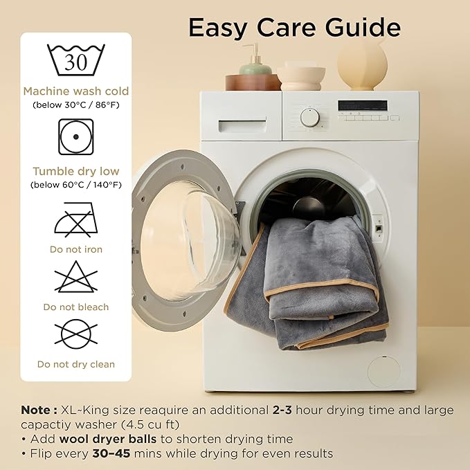 Bedsure Waterproof Blanket for Bed - Sherpa Fleece Waterproof Dog Blankets for Large Dogs, Pet Blankets for Bed/Couch/Dog Crate, Soft Plush Reversible Furniture Protector, King Size, 108"x86", Blue