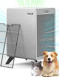 Air Purifiers for Home Large Room Up to 2250 ft² - Remove 99% of Smoke Allergies Pet Dander Odor - Dual 3-Stage Filter of Washable Filter and with AQI, Auto Mode, Sleep Mode,