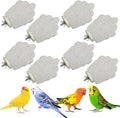 PINVNBY 8 PCS Bird Perches Calcium Parrot Perch Stand Bird Beak Grinding Stone Foot Claws Trimmer Parrot Chewing Toys Bird Cage Accessories for Budgie Cockatiel Conure Lovebird Finch