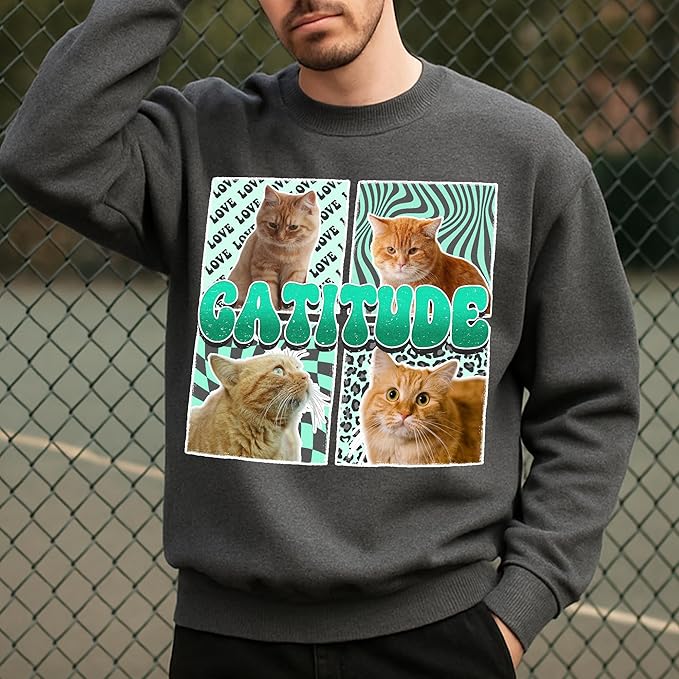 H-DEWALL Custom Shirts Custom Bootleg Rap Shirt for Him Custom Face Shirt with Photo Pet Custom Tees Gift for Dog Cat Lover