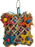 Super Bird Creations SC208 Foraging Toy - Ideal for Small Animals - Fun & Entertaining Animal Toy - Pickin’ Pocket Design - Made with Safe Components - 5” x 3” x 7.5”